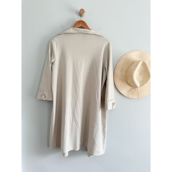 Clara Sunwoo | Cream/Beige Open Front Cardigan | Sz S - Picture 8 of 8